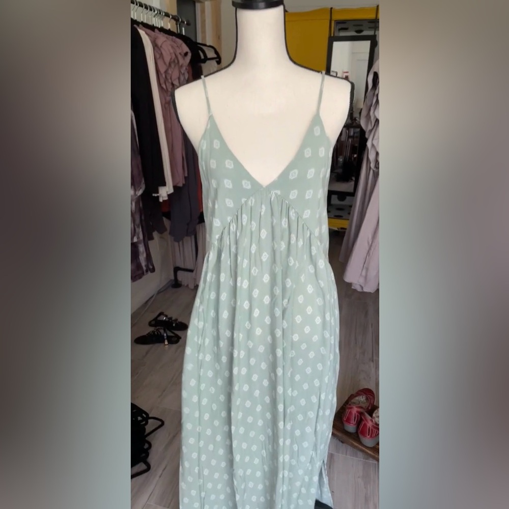 NWT Silky Maxi Festival Boho Beach Summer Dress - Picture 3 of 10